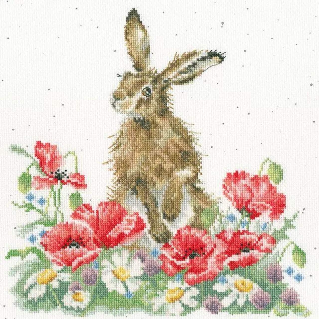 Bothy Threads Field of Flowers Counted Cross Stitch Kit